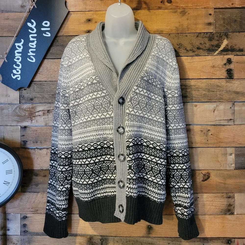 Mossimo women's button up boyfriend cardigan size medium